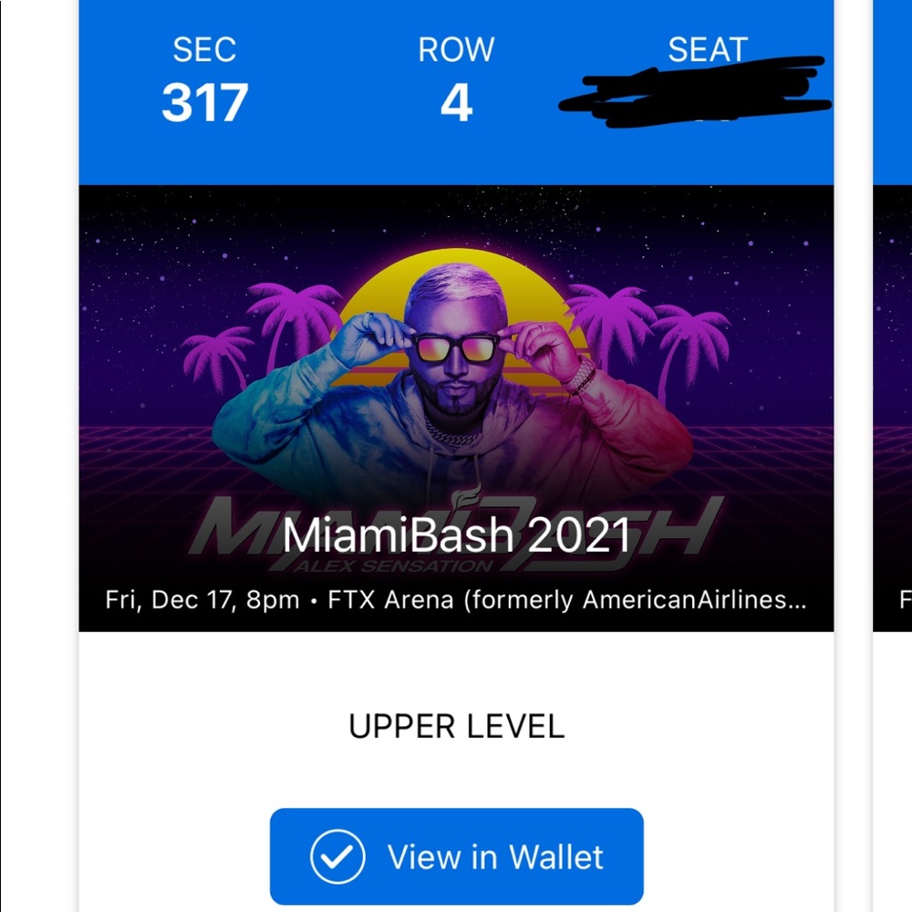Miami Bash tickets